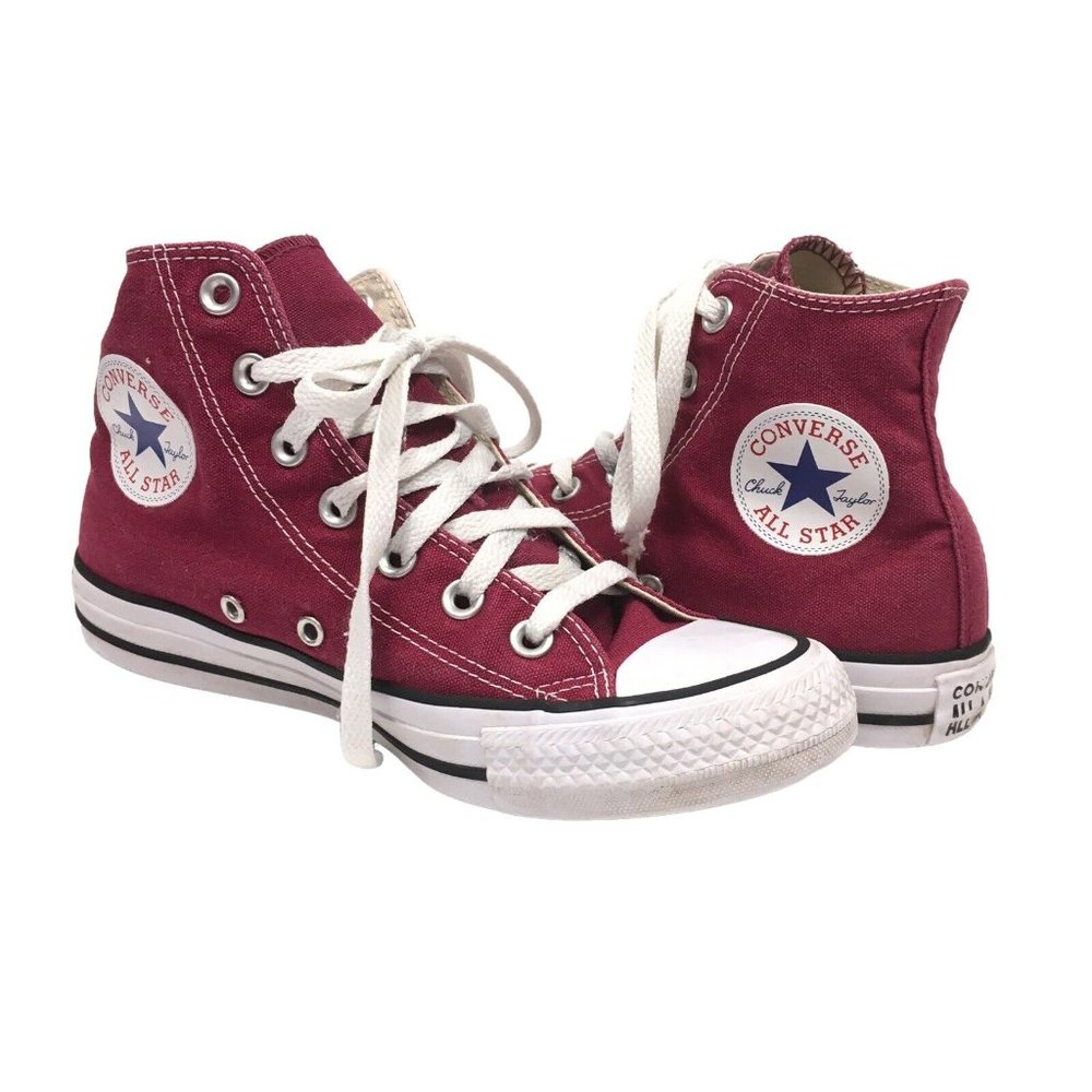 Converse Chuck Taylor All-Star Hi Sneakers Burgundy M9613 Basketball M4.5 W6.5